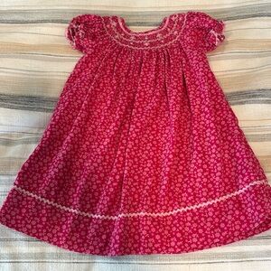 ANAVINI smocked dress size 2 with a light weight corduroy material.